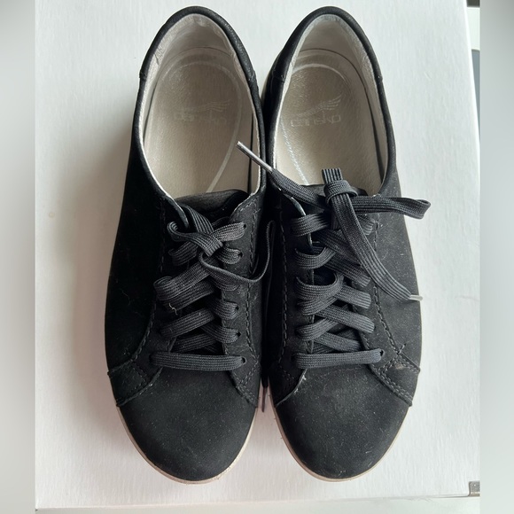 Dansko Leela lace up black sneakers  size 37 - Picture 1 of 6
